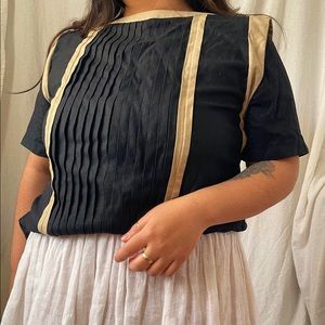 Joanie Char Silk Blouse